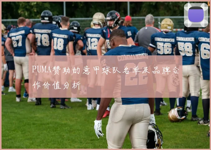 PUMA赞助的意甲球队名单及品牌合作价值分析